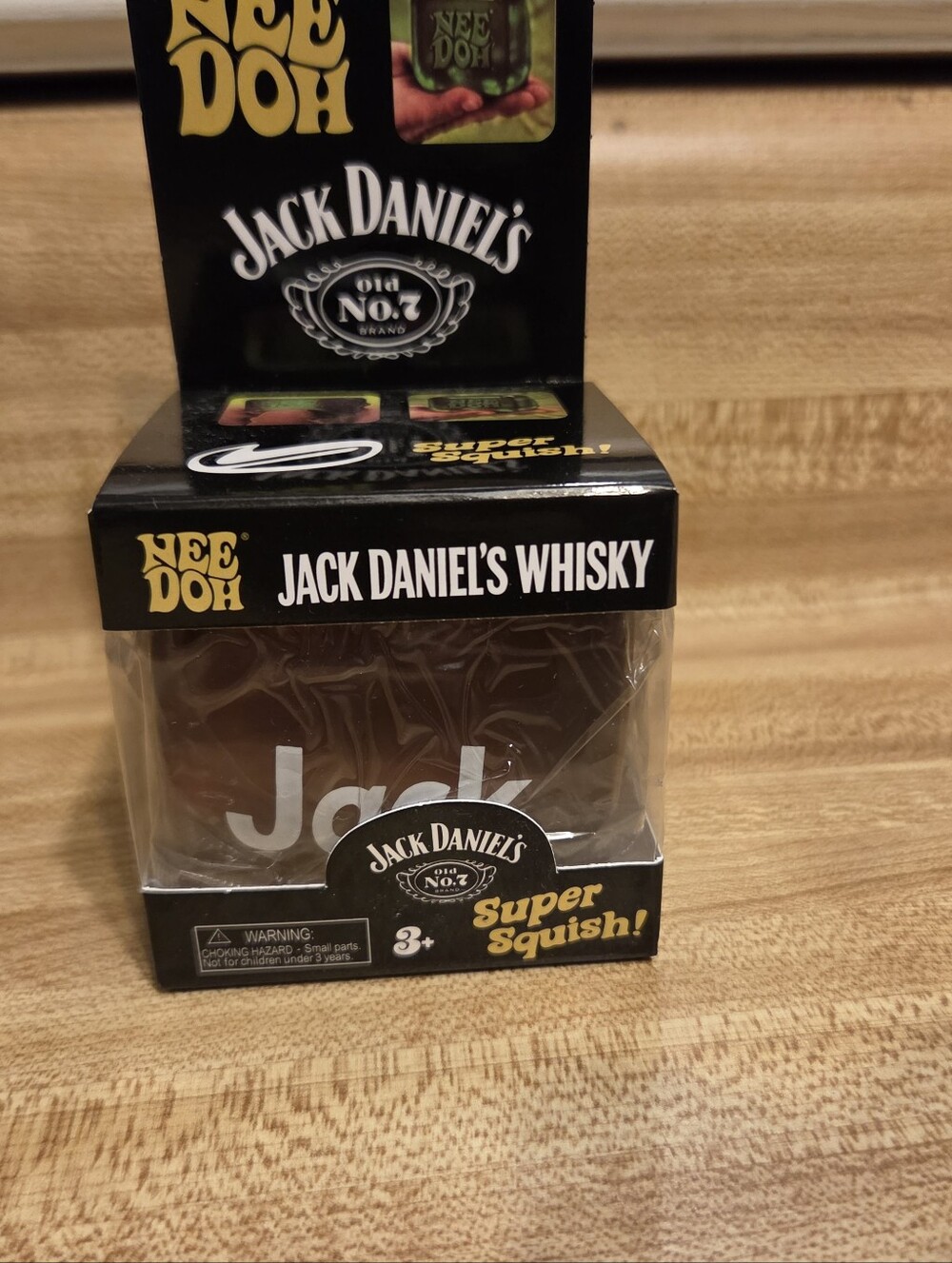 Nee Doh NIB "JACK DANIELS" Squish Collectors Cube